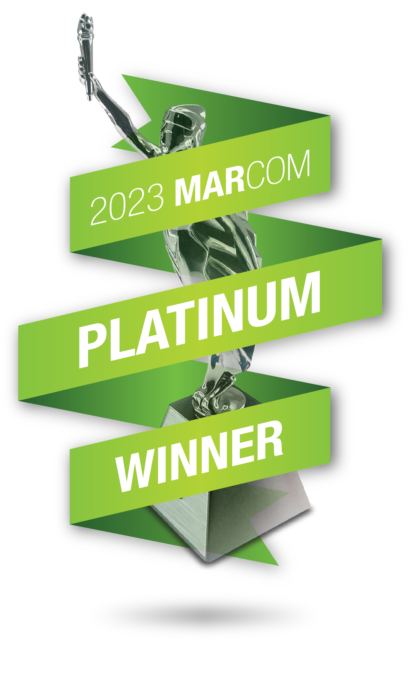 2023 MarCom Platinum Winner award.