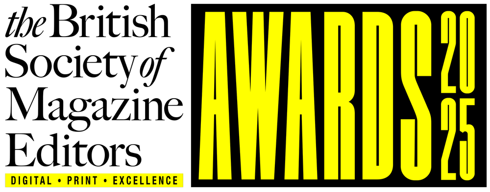 Logo for The British Society of Magazine Editors Awards 2025