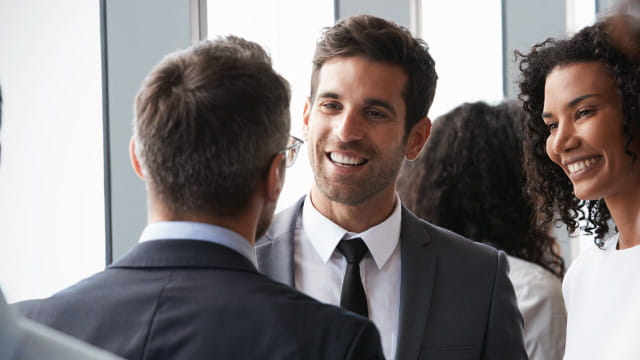 C+D professionals sharing insights on pharmacy product data with their clients.