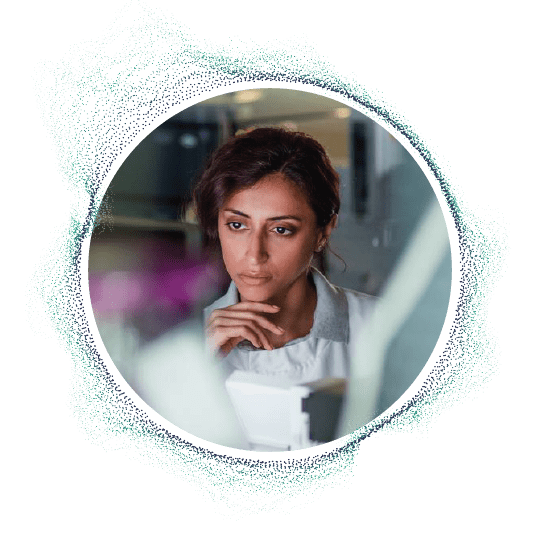 Healthcare professional exploring the various products and solutions offered by Citeline.