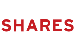 Shares magazine company logo.