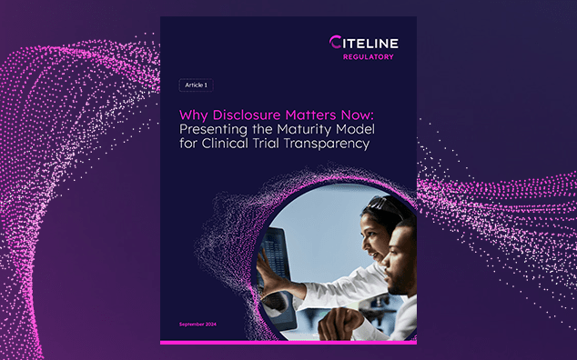 Why Disclosure Matters Now: Presenting the Maturity Model for Clinical Trial Transparency
