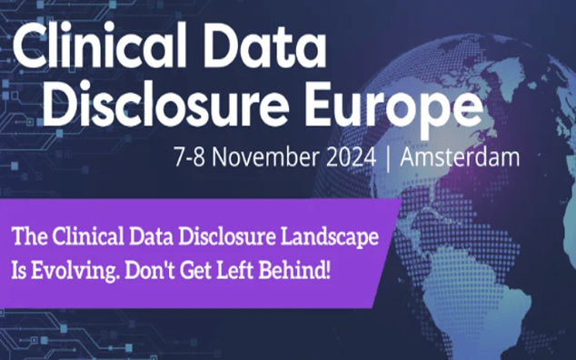 Event banner for the Clinical Data Disclosure Europe