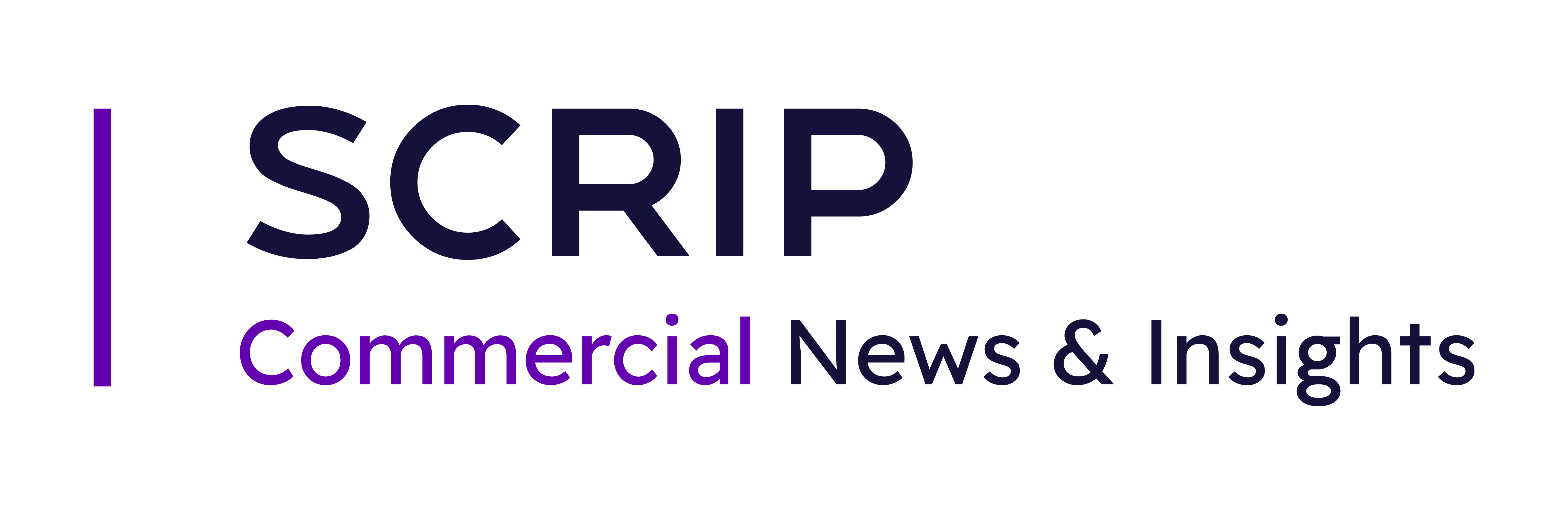 Scrip logo with tagline Commercial News and Insights.