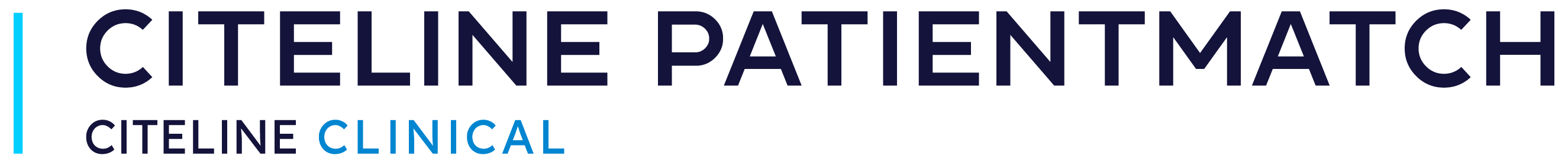 Citeline PatientMatch logo with Citeline Clinical tagline underneath.